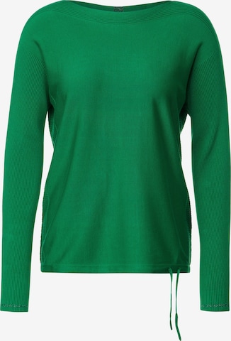 CECIL Sweater 'Dolman' in Green: front