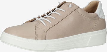 Baskets basses HUSH PUPPIES en beige : devant