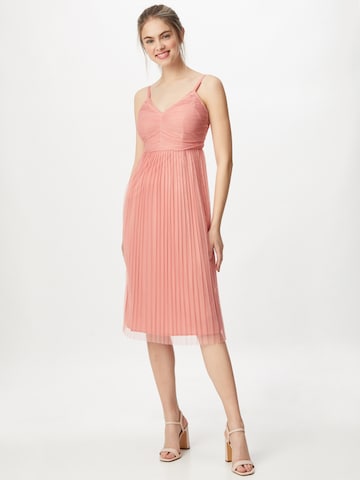 Maya Deluxe Cocktail Dress 'ANAYA' in Pink: front
