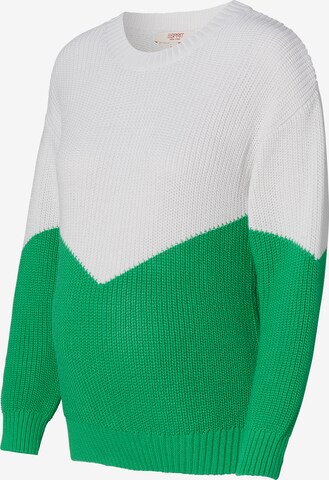 Pull-over Esprit Maternity en vert : devant