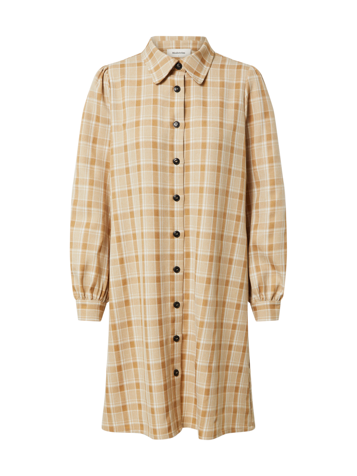 Odzież Plus size modström Sukienka koszulowa Giana w kolorze Beżowym 