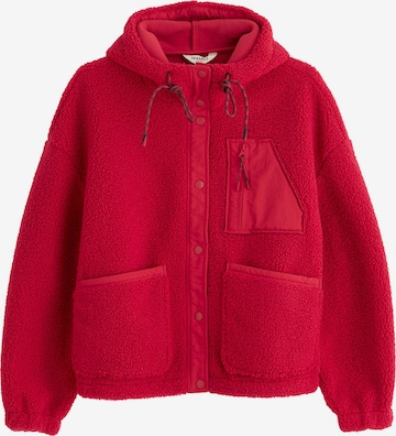 Giacca di pile 'Wooded Trail' di Seasalt Cornwall in rosso: frontale