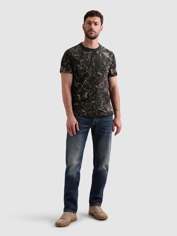 PME Legend Koszulka 'T-shirt in 100% cotton jersey with allover print' w kolorze szary