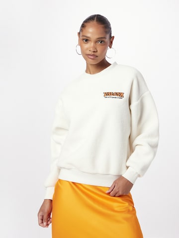 Volcom Sweatshirt 'Too Doo' in Wit: voorkant