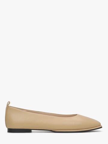 Estro Ballerinasko '101-1' i beige: forside