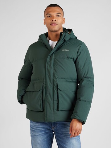 Les Deux Between-Season Jacket 'Maddox' in Green: front