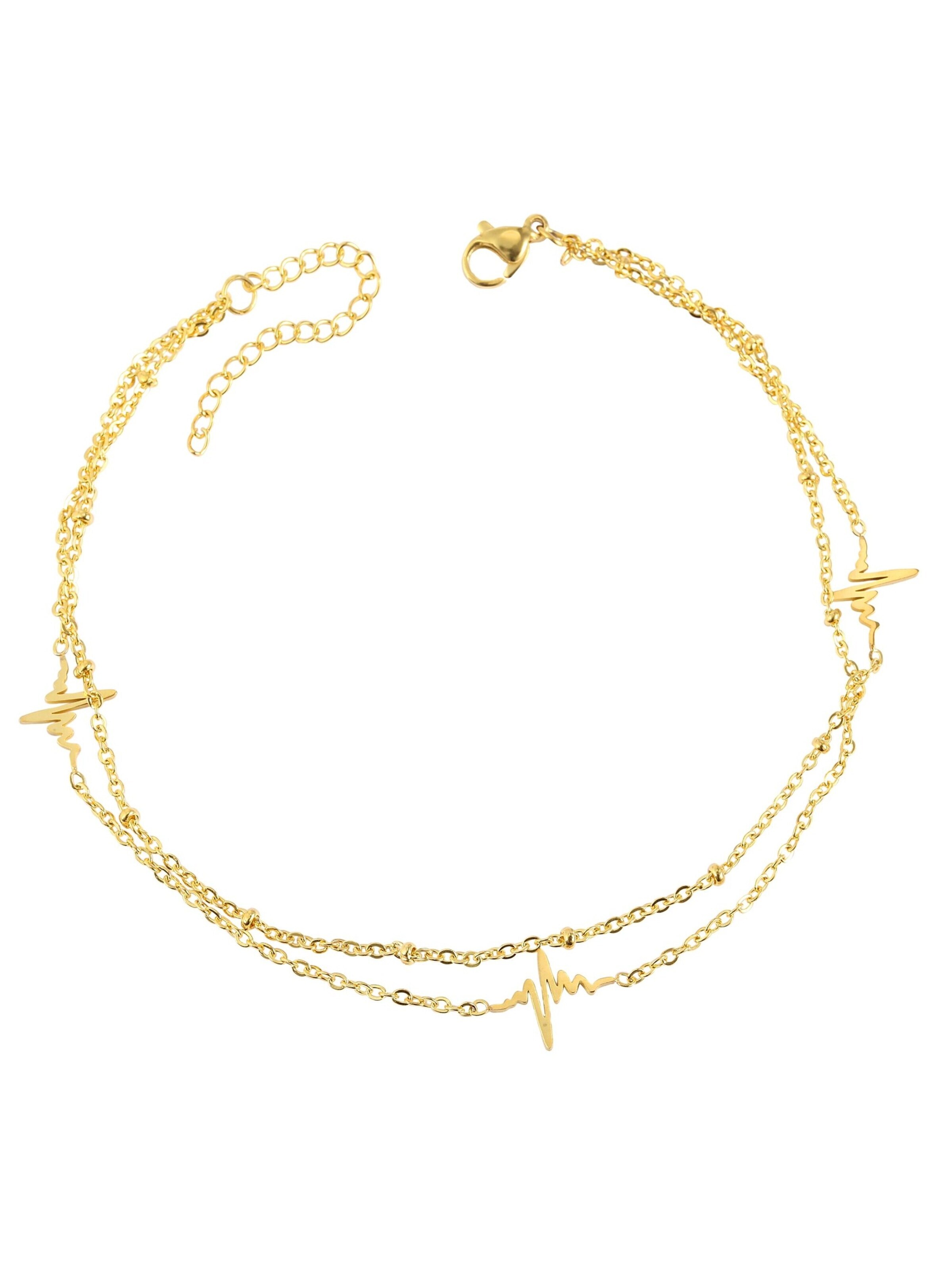 Akzent Foot Jewelry 'Branda, langlebig' in Gold: front