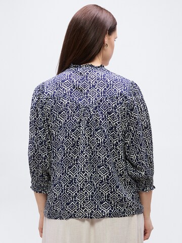 Chemisier 'CARRaya' ONLY Carmakoma en bleu