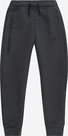 Nike Sportswear Byxa 'TECH FLEECE' i grå: framsida