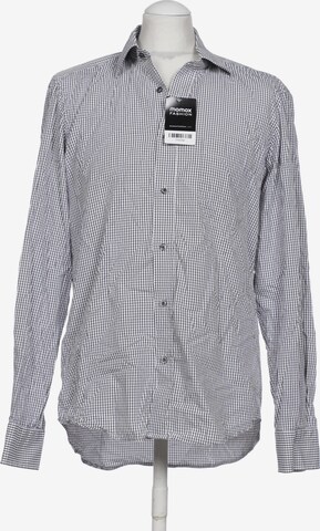 BOSS Button Up Shirt in M in Grey: front