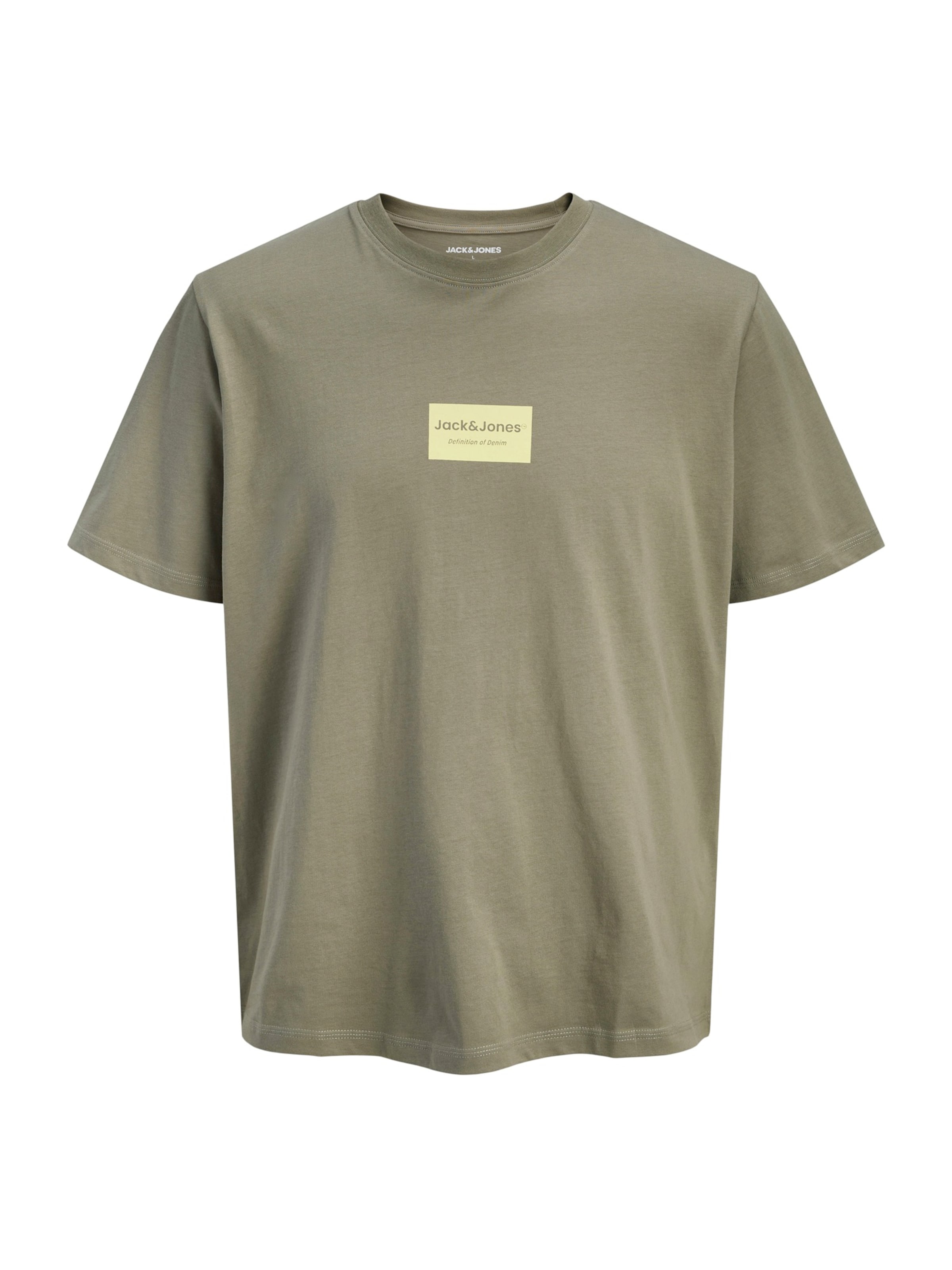 JACK & JONES Μπλουζάκι 'JJFRANK' σε γκρι: μπροστά