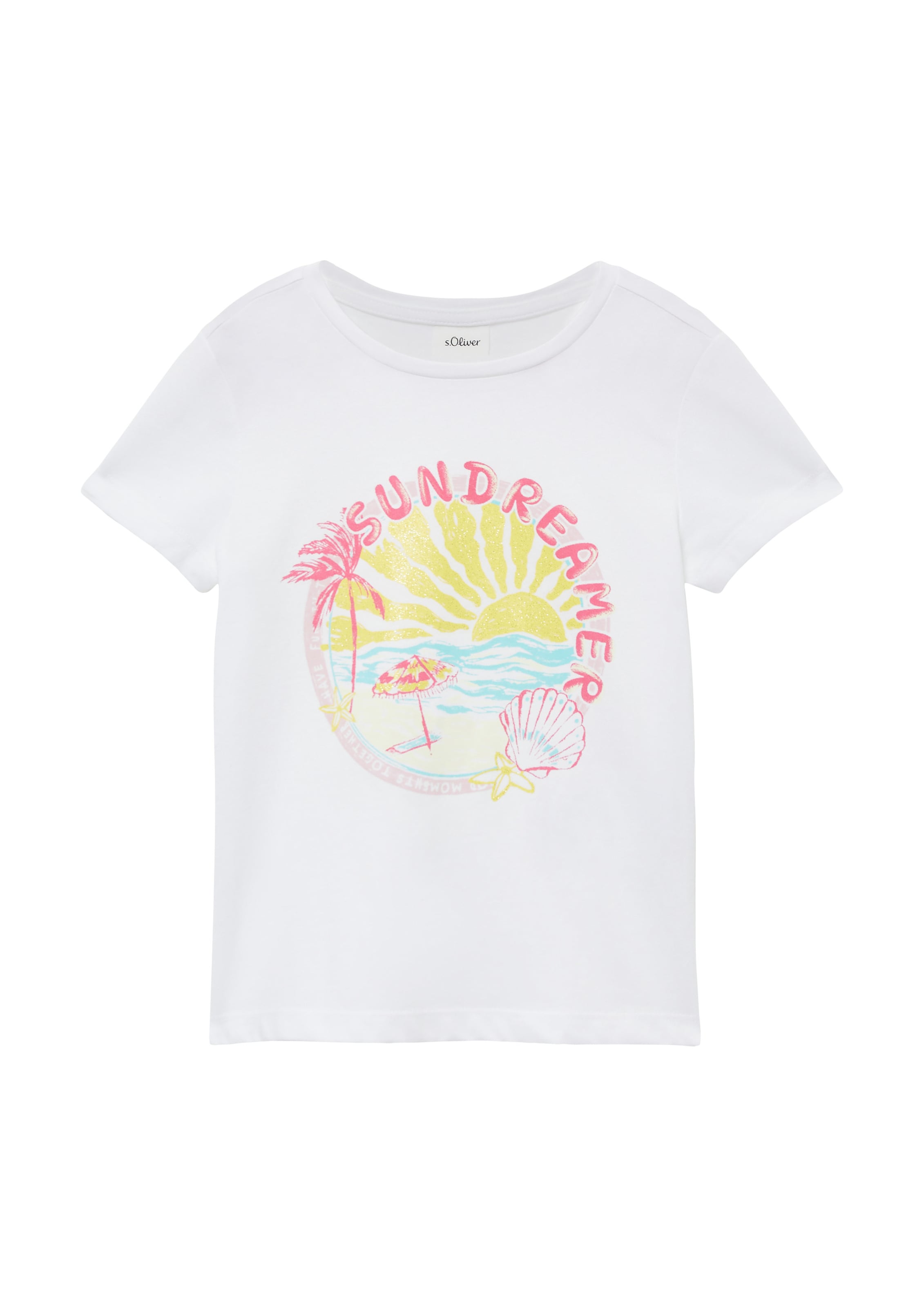 T-Shirt s.Oliver en blanc : devant