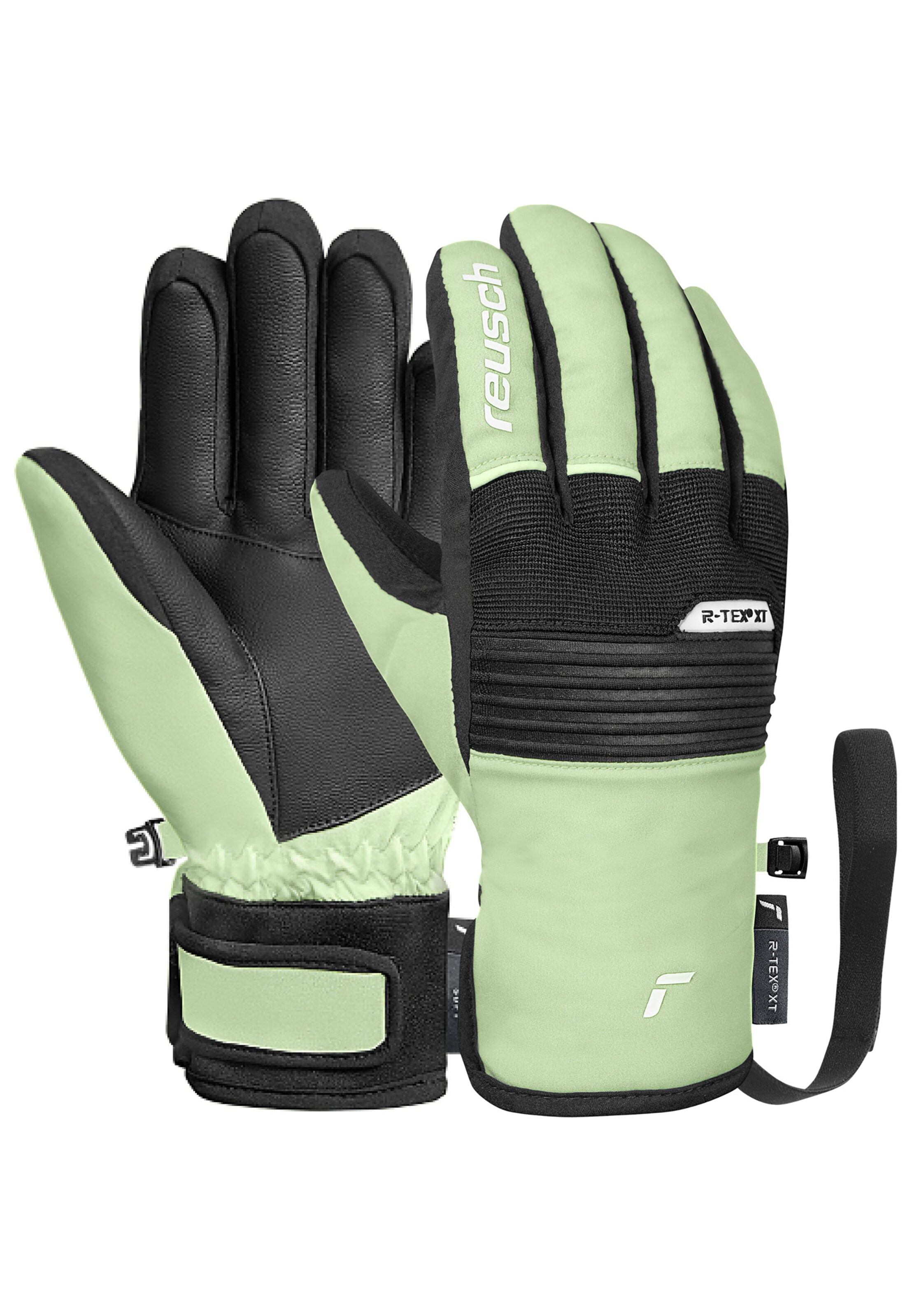 REUSCH Sports gloves 'Benji R-TEX® XT' in Green: front