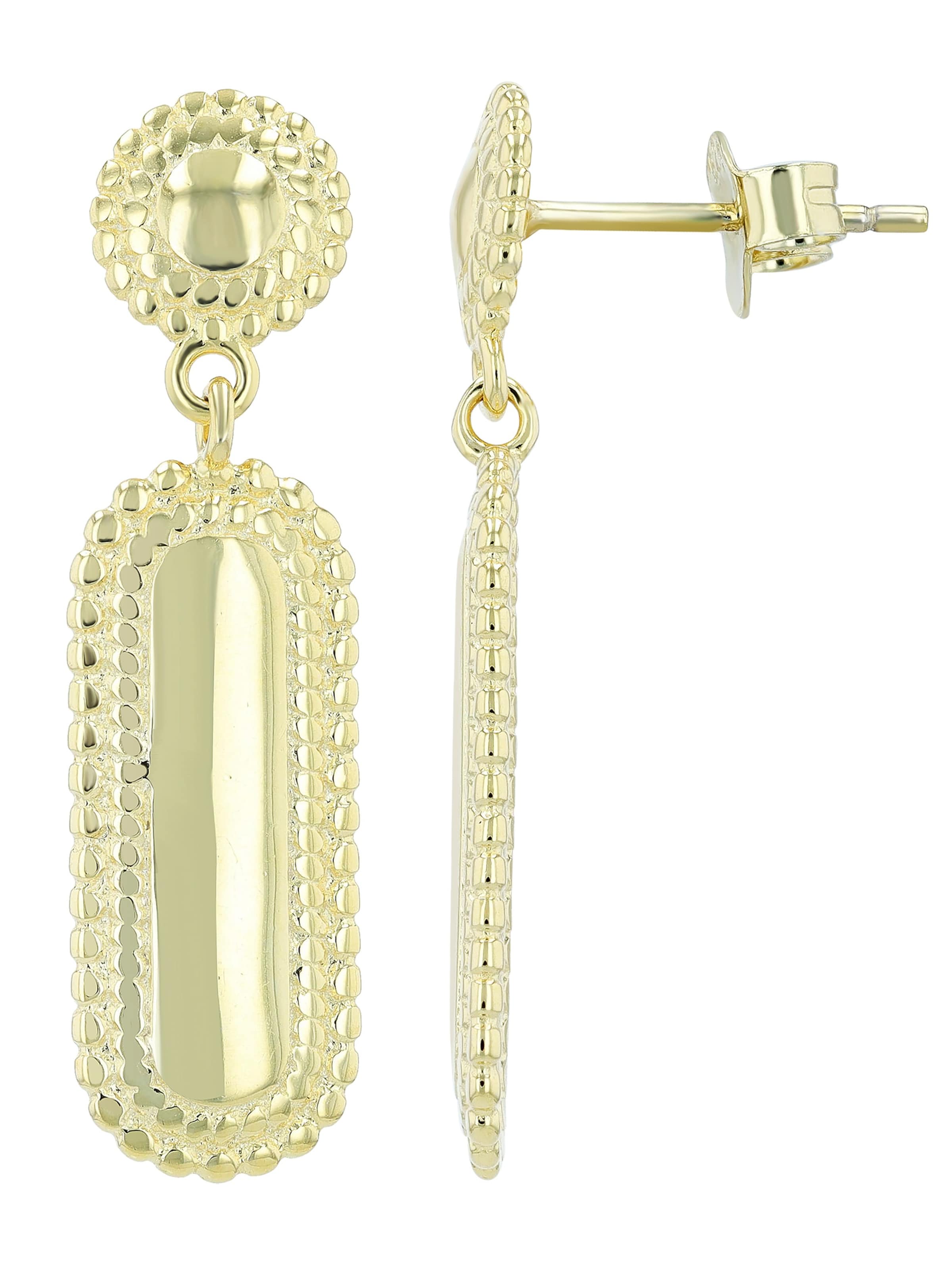 Akzent Earrings 'Kiana, 925 Sterlingsilber, langlebig' in Gold