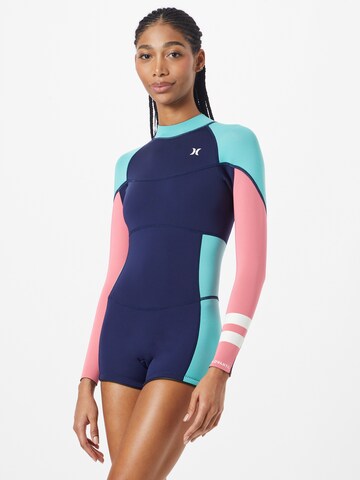 Hurley Wetsuit 'ADVANT' in Blauw: voorkant