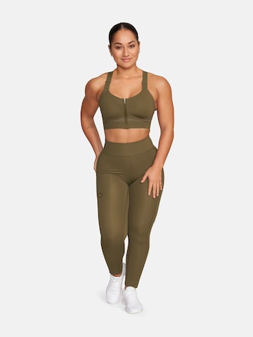 GOLD´S GYM APPAREL Bustier Sports-BH 'Geena' i grøn