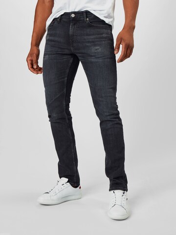 Tommy Jeans Slimfit Jeans 'SCANTON' in Schwarz: predná strana