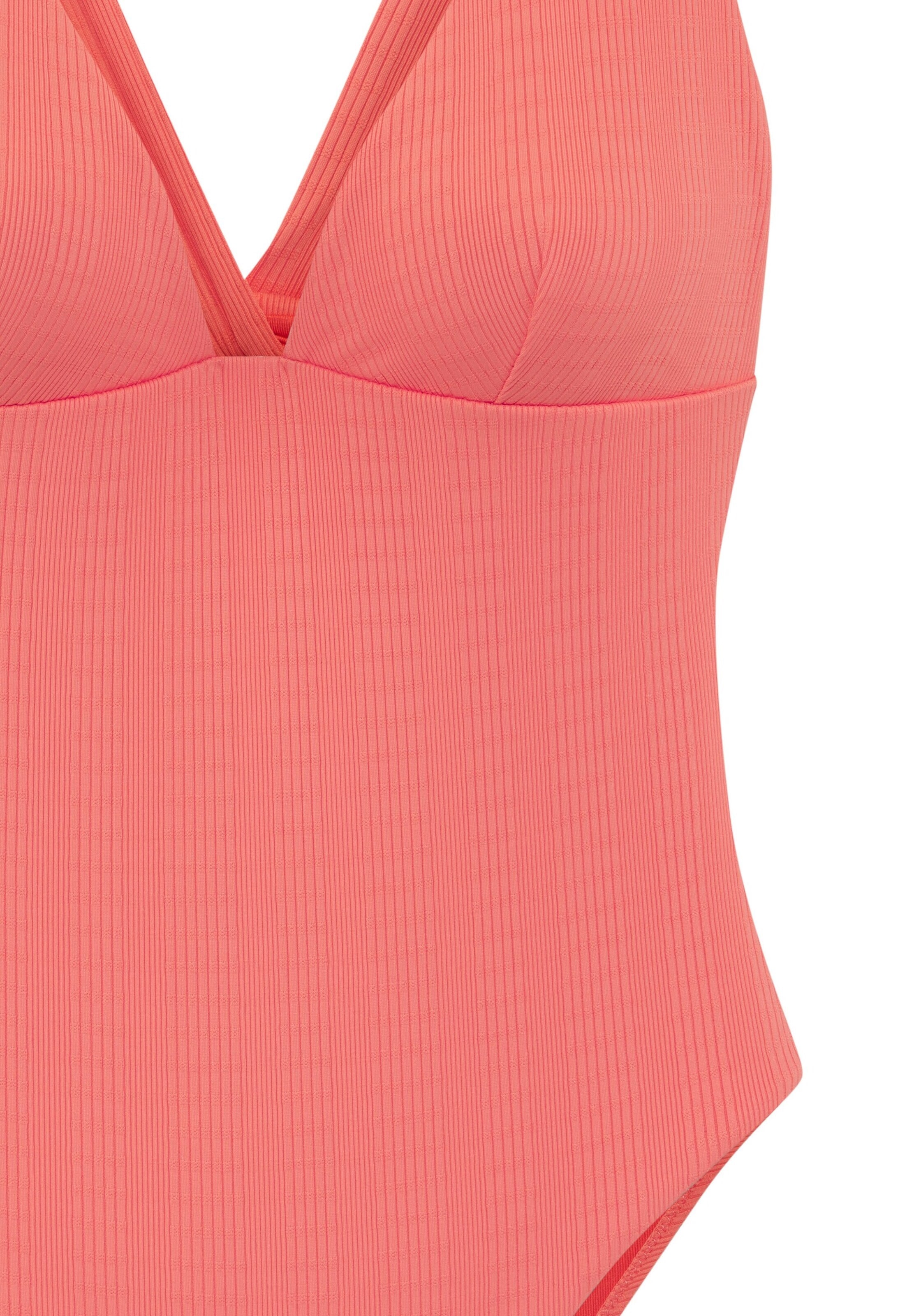 Copenhagen Studios Bustier Badeanzug in Orange