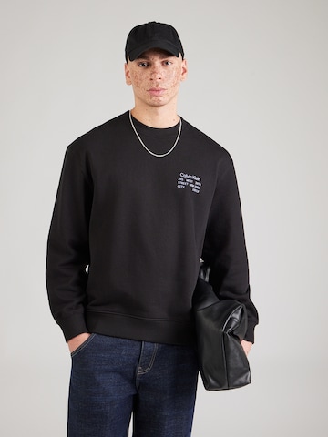 Calvin Klein Jeans Μπλούζα φούτερ σε μαύρο