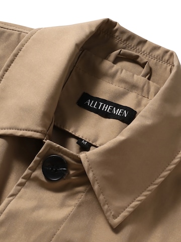 ALLTHEMEN Between-Seasons Coat 'Hauch' in Green
