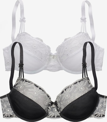 NUANCE Бюстгальтер в Черный: спереди