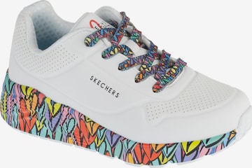 SKECHERS Trainers 'Skechers Uno Lite - Subtle Love' in White: front