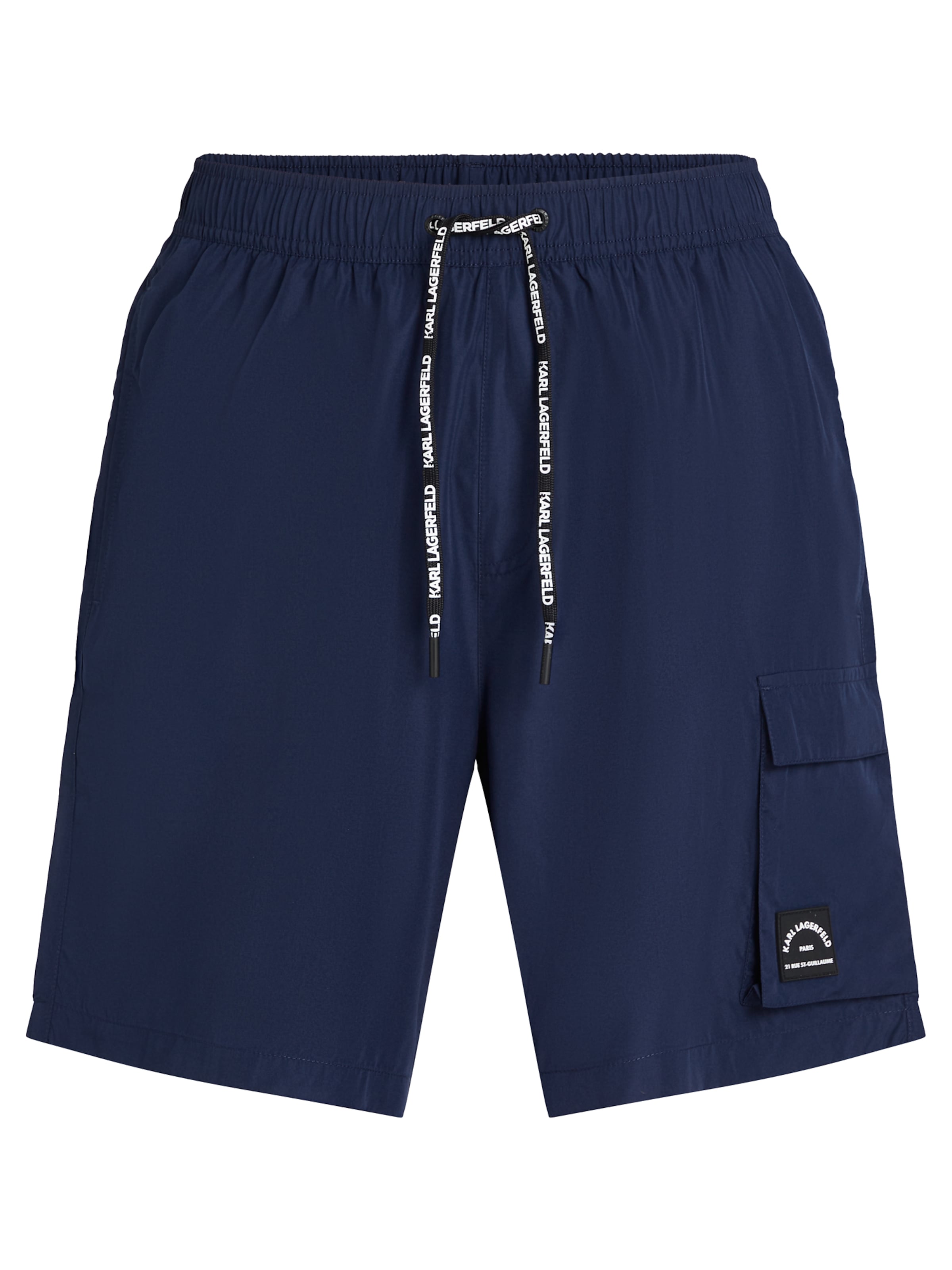 Karl Lagerfeld Σορτς σέρφινγκ ' RUE ST-GUILLAUME' σε μπλε: μπροστά