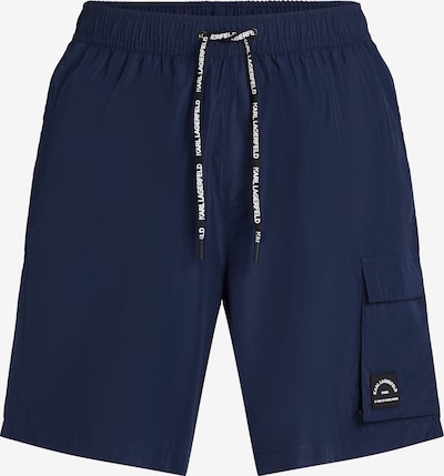 Karl Lagerfeld Surferske kupaće hlače ' RUE ST-GUILLAUME' u plava / crna / bijela, Pregled proizvoda