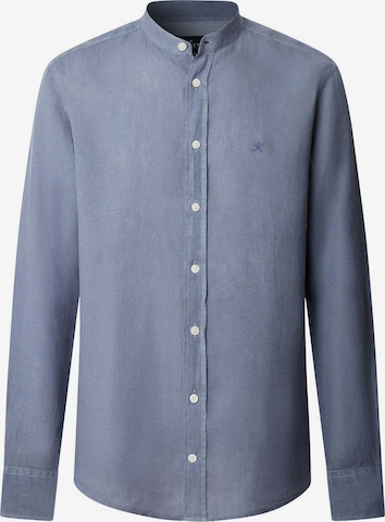 Coupe regular Chemise Hackett London en bleu : devant