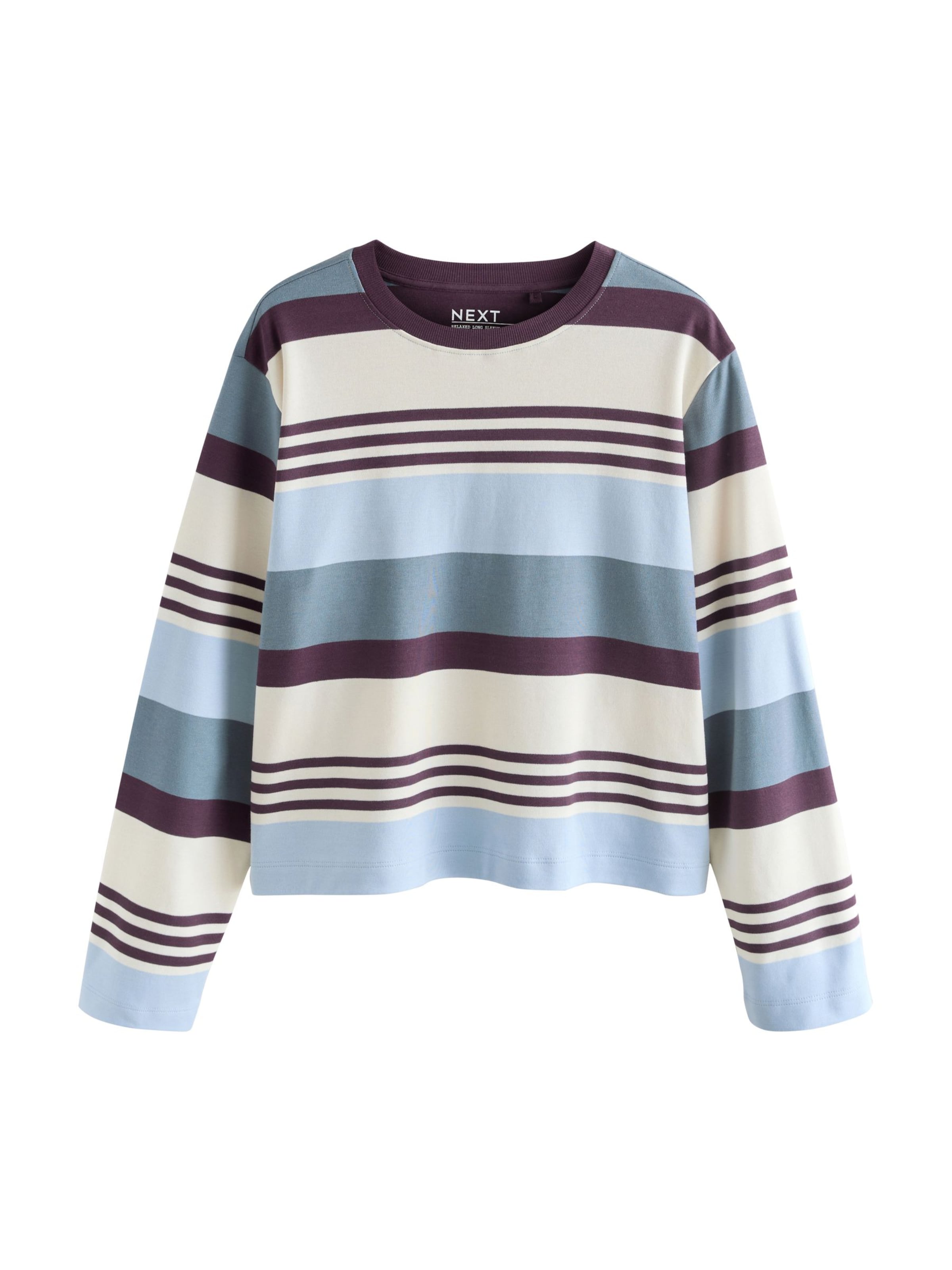 Next Shirts i ecru / blå / lyseblå / bordeaux, Produktvisning