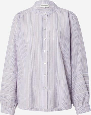 Lollys Laundry Blouse 'Lina' in Purple: front