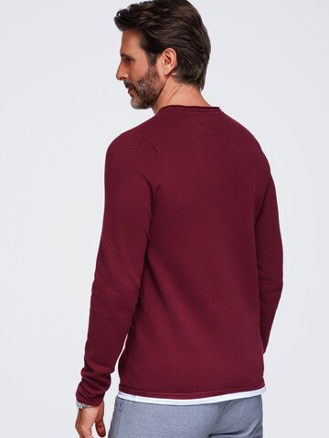 Pullover di Ombre in rosso