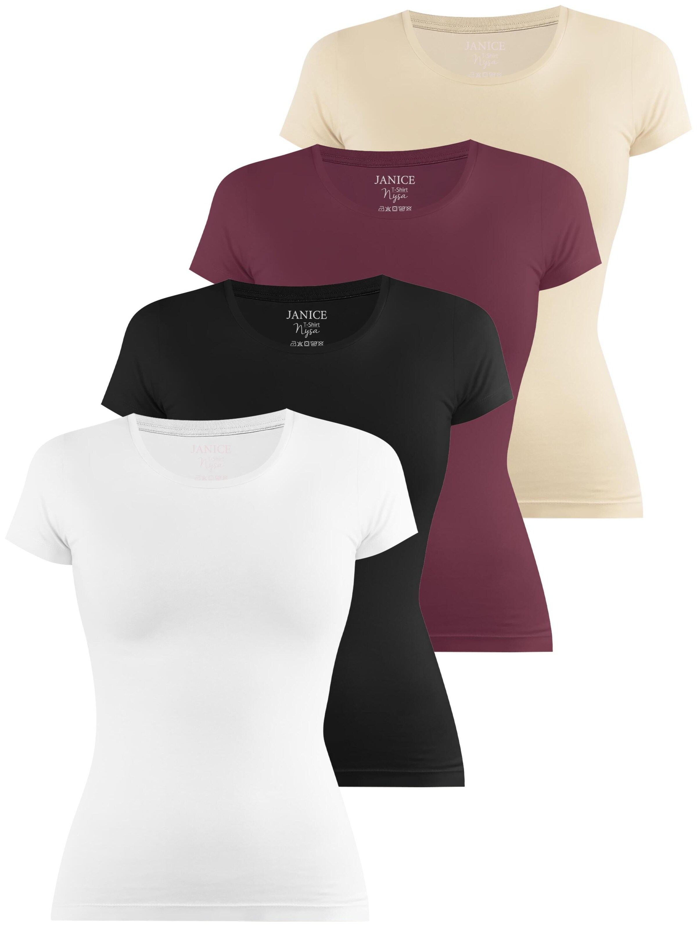 Janice Shirt 'Nysa' in Mischfarben: Vorderseite