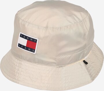 Tommy Jeans Hat in Beige: front