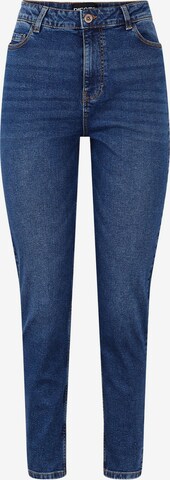 PIECES Curve Slimfit Jeans 'Kesia' in Blau: predná strana