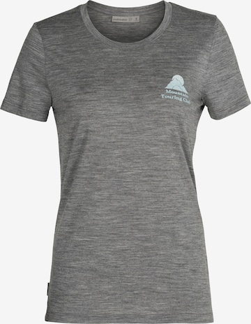 ICEBREAKERTehnička sportska majica 'T-Lite II ' - siva boja: prednji dio