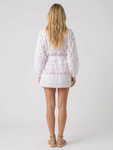 Miss June Kimono 'Kimono Court Windy' in White