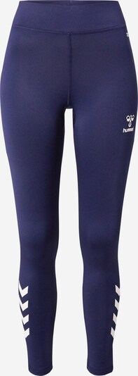 Hummel Pantalon de sport en marine / blanc, Vue avec produit