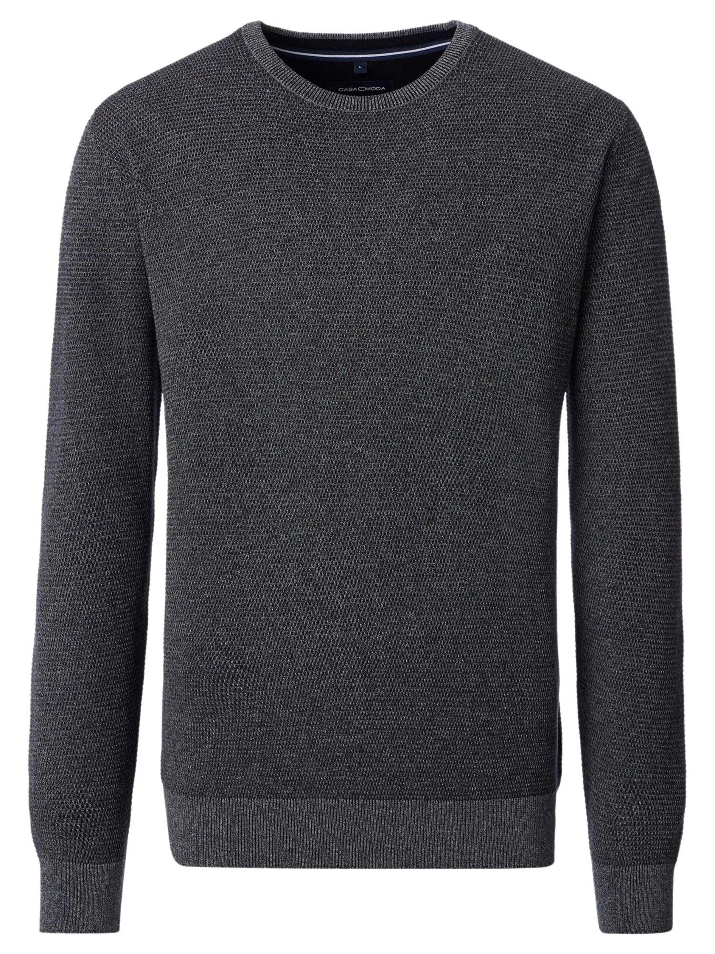 CASAMODA Pullover 'Basic'‌‌‌‌‌‌ in Grau: Vorderseite
