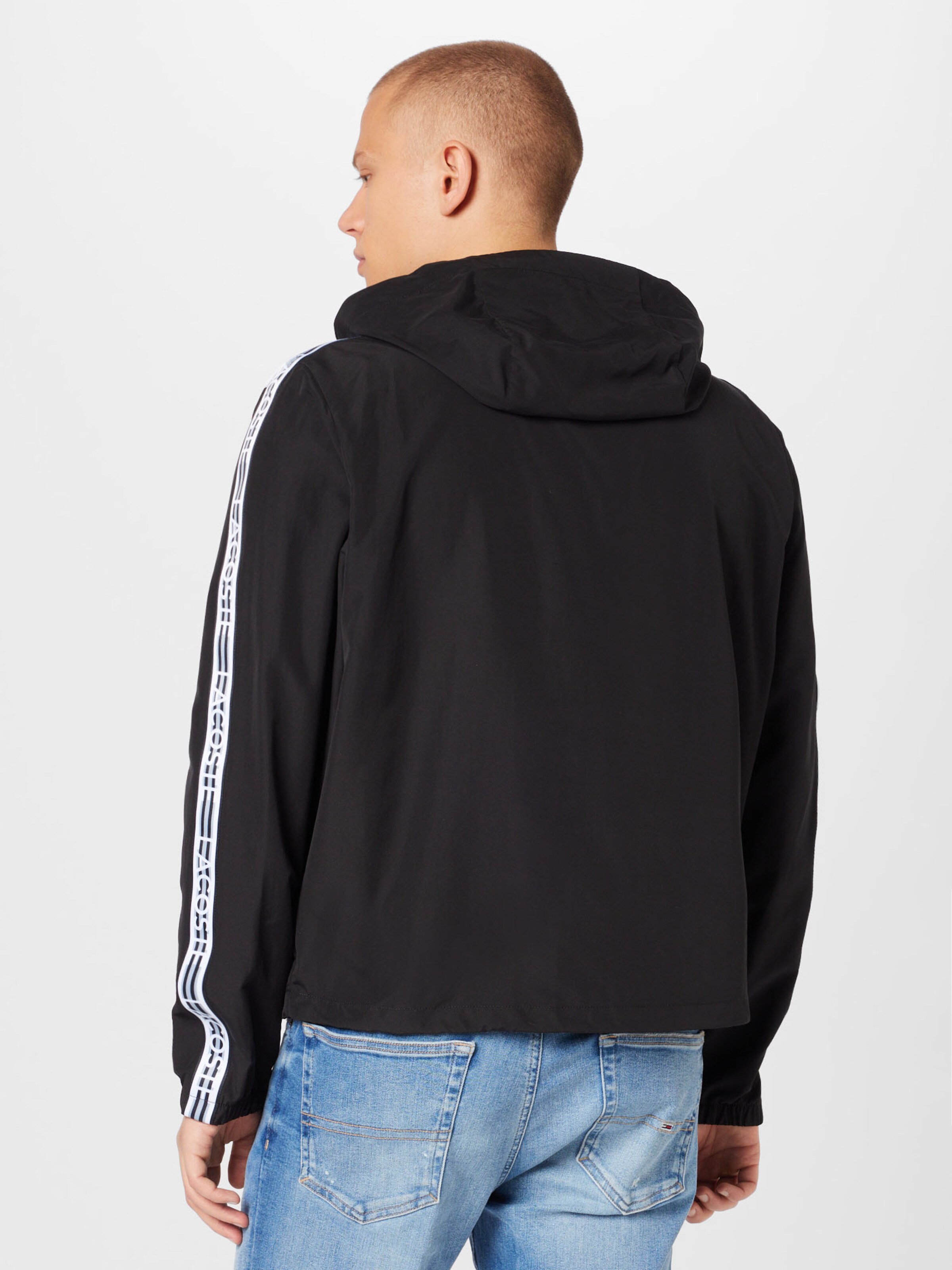 Lacoste deals black windbreaker
