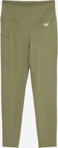 ROXY Leggings 'Heart Into' in Green: front