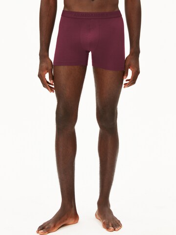 ARMEDANGELS Boxershort RICAARD in Rot: Vorderseite