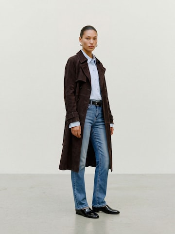 VERO MODA Between-seasons coat 'VMSavannah' in Brown: front