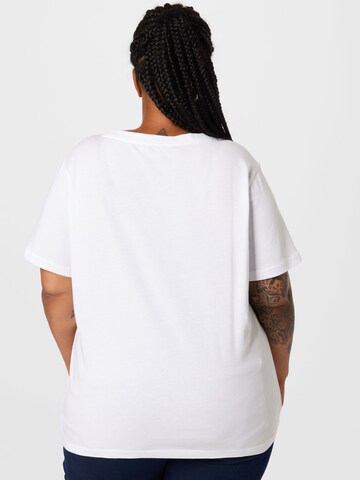 T-shirt Tommy Hilfiger Curve en blanc