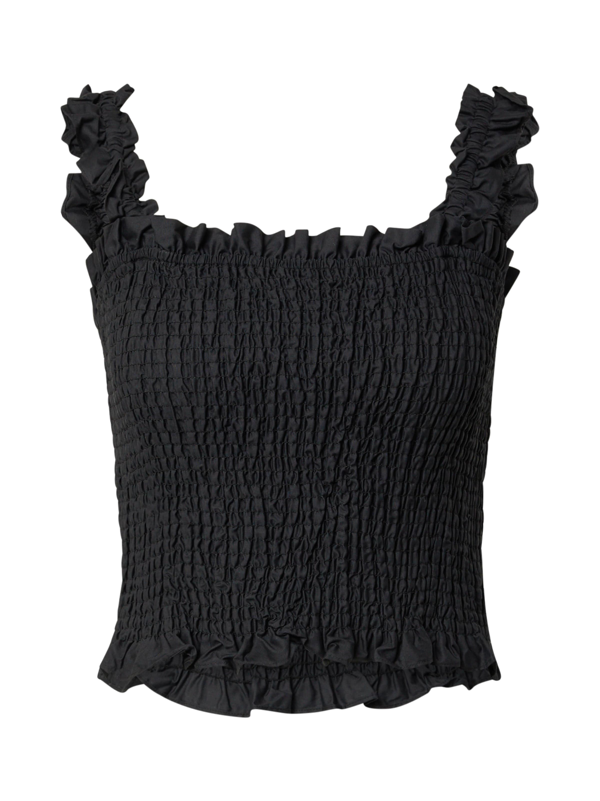 Nasty Gal Top in Schwarz: Vorderseite
