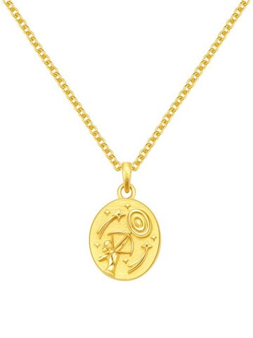 Collana 'Game-Changer' di Hey Happiness in oro: frontale