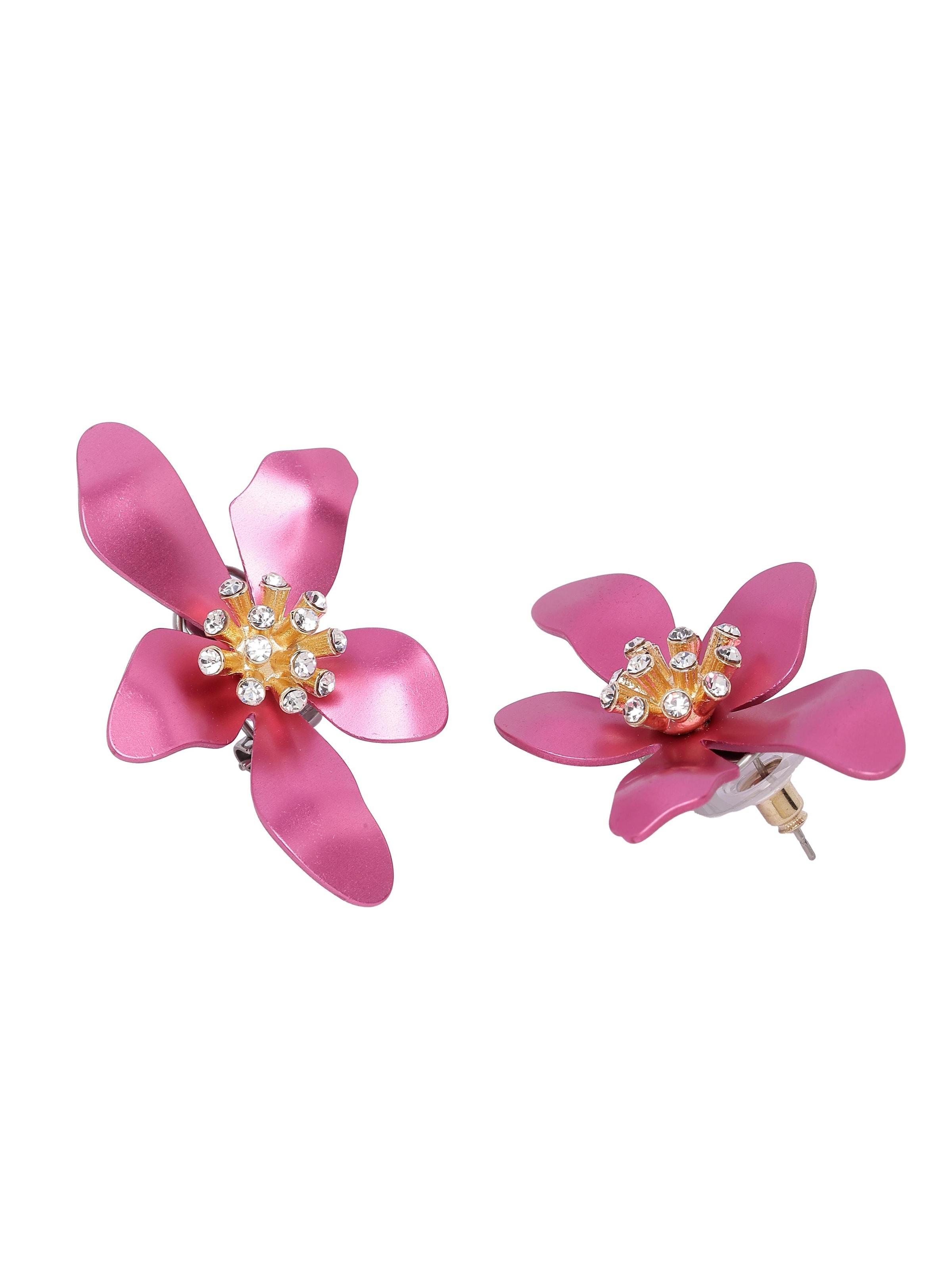 AVANT-GARDE PARIS - Pendientes 'Elenama' en rosa