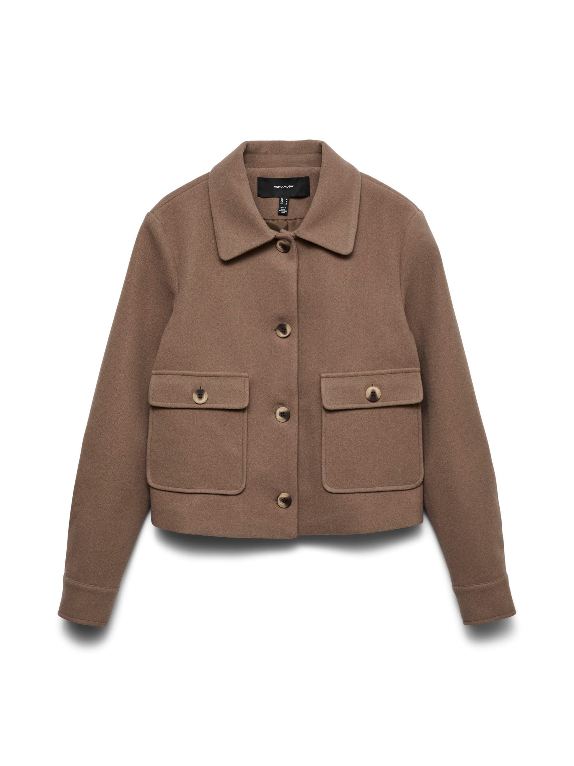 Veste mi-saison 'VMCAYA' VERO MODA en marron : devant