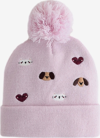 rožinė Next Megzta kepurė: priekis