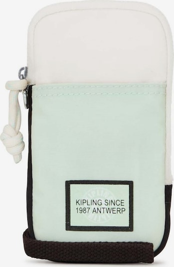 KIPLING Olkalaukku 'CLARK' värissä pastellinvihreä / musta / valkoinen, Tuotenäkymä
